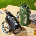 2022 new desined bottle sport and bpa free water bottle with straw